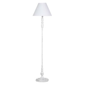 Lámpara de pie metal gris 38x38x155 cm