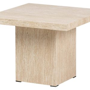 Mesa de centro MDF marrón 60x60x45 cm