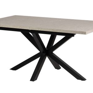 Mesa de comedor extensible MDF 160-200x90x75 cm