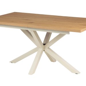 Mesa de comedor extensible MDF 160-200x90x75 cm