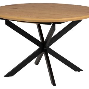 Mesa de comedor extensible MDF 120-160x90x75 cm
