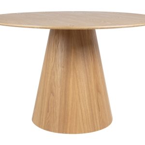 Mesa comedor MDF marrón 120x120x75 cm
