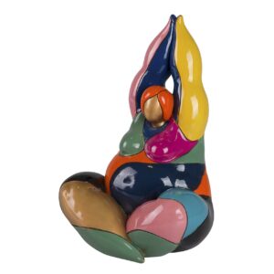 Figura mujer resina 21x18x30 cm
