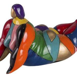 Figura mujer resina 35x18x20 cm