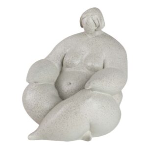 Figura mujer resina yoga 21x19x22 cm