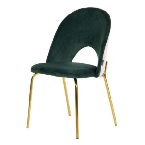 Silla velvet verde gris 49x53x87 cm