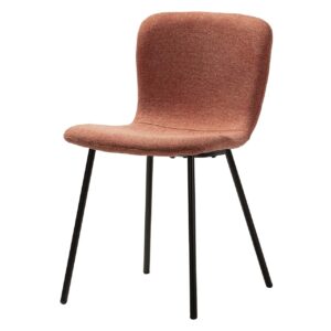 Silla poliéster rojo 44x52x77 cm