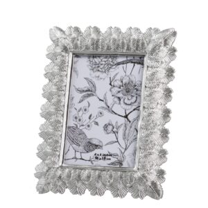 Portafotos resina plata envejecido 10x15 cm
