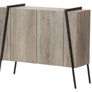 Aparador MDF metal vinilo K/D 90x34x78 cm