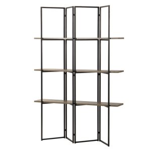 Estanteria MDF metal vinilo K/D 120x29x180 cm