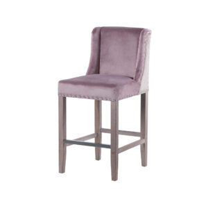 Taburete cocina con tirador lila 48x53x104 cm