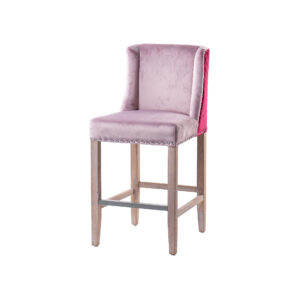Taburete cocina con tirador rosa 48x53x104 cm