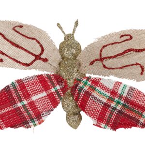 Pin mariposa cuadros-yute 20 cm