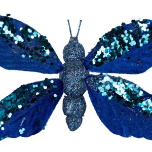Pin mariposa glitter 11x5x12 cm
