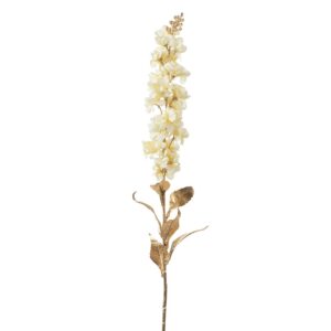 Rama flores poliéster beige 10x5x92 cm